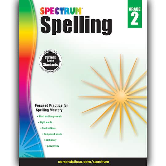 Spectrum® Spelling Workbook, Grade 2